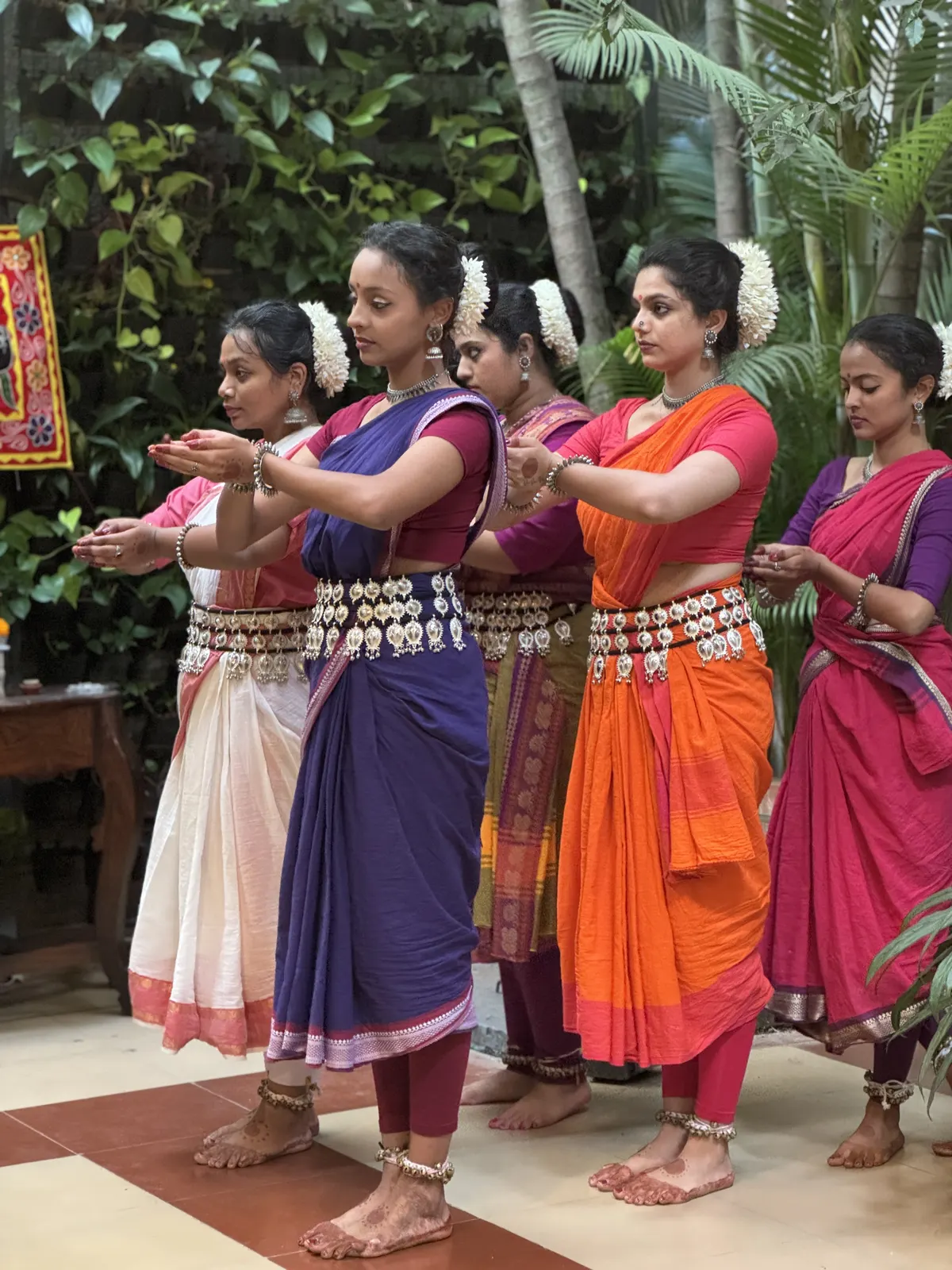 Odissi dancers performing at the Culture Lab launch